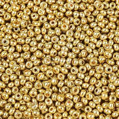FGB 8/0 Grade A Round Glass Seed Beads X-SEED-N002-C-0561-1