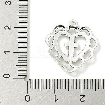 Tibetan Style Alloy Pendants TIBE-I026-6016AS-1