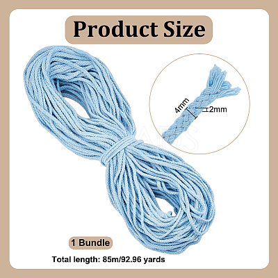 85M Cotton Braided Cord OCOR-WH0036-74B-1