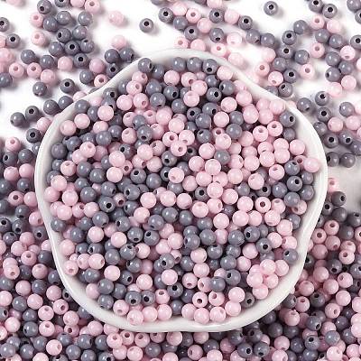Opaque Acrylic Beads OACR-H118-07B-09-1