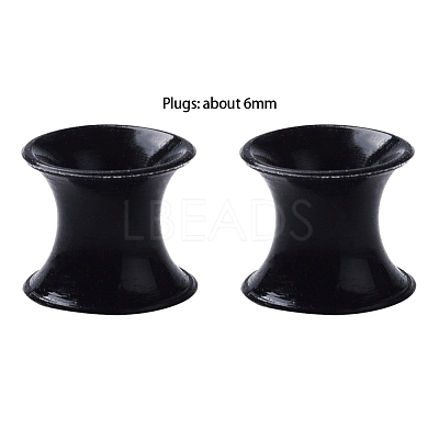 32Pcs 16 Colors Silicone Thin Ear Gauges Flesh Tunnels Plugs FIND-YW0001-17A-1