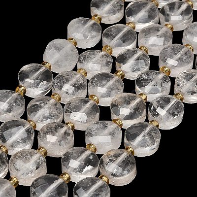 Natural Quartz Crystal Beads Strands G-B094-A37-01-1