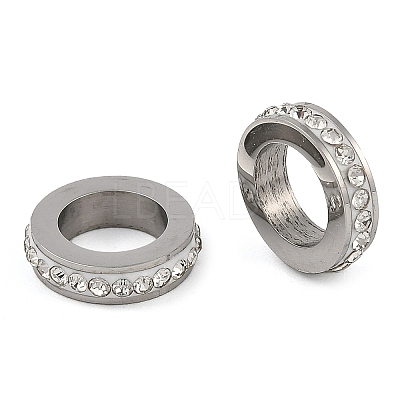 304 Stainless Steel European Beads STAS-Z090-03P-01-1