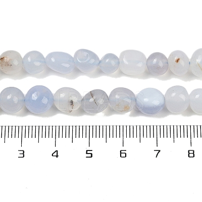 Nature Blue chalcedony Beads Strands G-D303-01-1