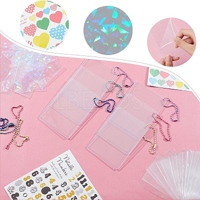 DIY Photocard Sleeve Keychain Making Kit DIY-OC0009-20-1