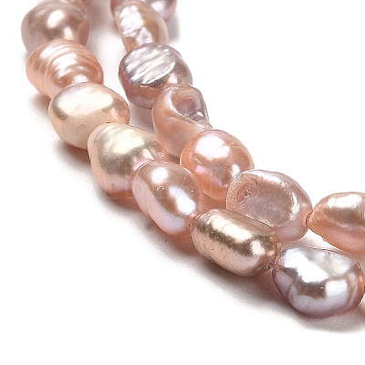 Natural Cultured Freshwater Pearl Beads Strands PEAR-E016-090-1