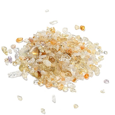 Heated Natural Citrine Chip Beads G-O103-09B-1