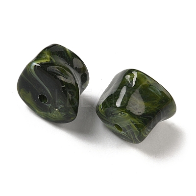 Acrylic Imitation Gemstone Beads MACR-K359-67B-1