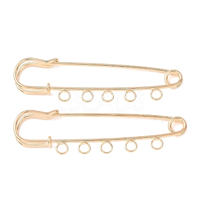 Iron Safety Pins Brooch Findings RN-CBAB9AC-01G-1