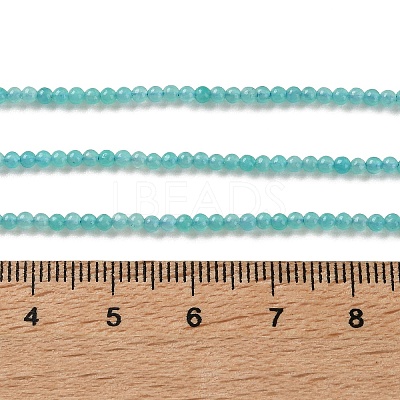 Natural Amazonite Beads Strands X-G-Z150-B01-2mm-1