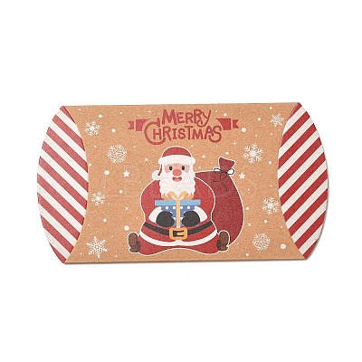 Christmas Theme Cardboard Candy Pillow Boxes CON-G017-02A-1