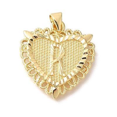 Rack Plating Brass Pendants KK-I722-09G-R-1