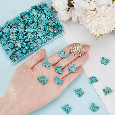 150Pcs Synthetic Howlite Beads G-SC0002-94-1