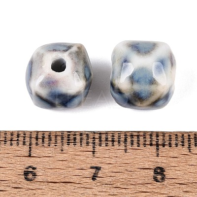Vintage Handmade Porcelain Beads PORC-N013-18-13-1