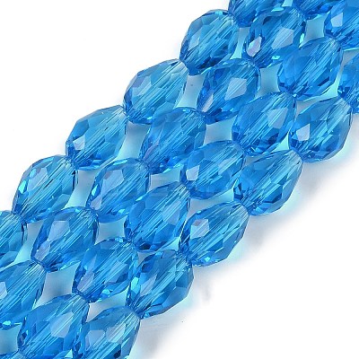 Transparent Glass Beads Strands EGLA-N013-T4mm-D17-1