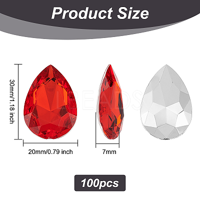1 Bag Taiwan Acrylic Rhinestone Cabochons KY-OC0001-21-1