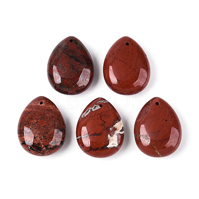 Natural Red Jasper Pendants G-T143-18A-05-1