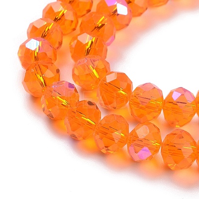 Electroplate Glass Beads Strands X1-EGLA-A034-T4mm-L07-1