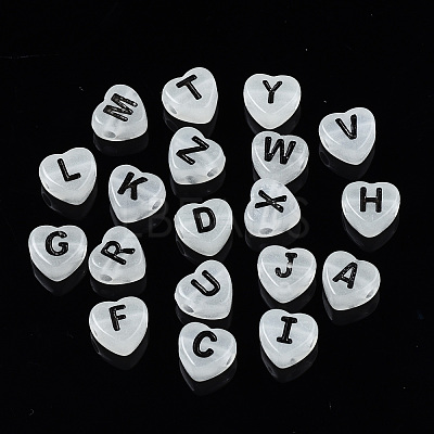 Luminous White Smoke Acrylic Beads MACR-S273-69-1