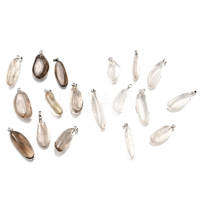 Natural Quartz Crystal Pendants G-S390-01B-P-1
