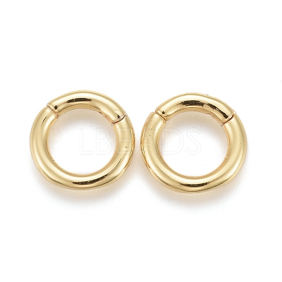 Brass Twister Clasps KK-F821-01B-G-1