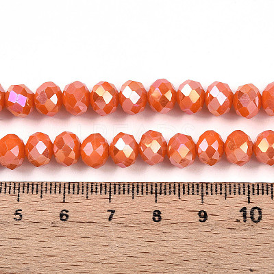 Electroplate Glass Beads Strands LS-EGLA-A034-P8mm-B29-1