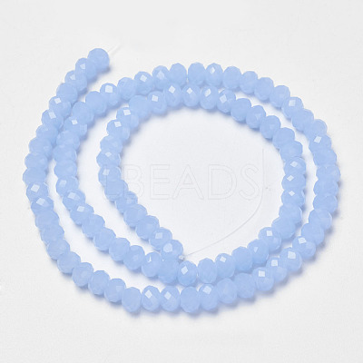 Glass Beads Strands X-EGLA-A034-J8mm-D03-1