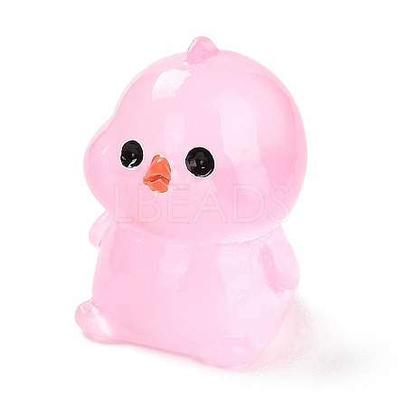 Chick Luminous Resin Display Decorations DJEW-F023-C01-1