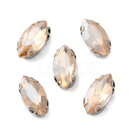 Horse Eye Sew on Rhinestone RGLA-L028-08G-03-1