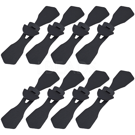 8Pcs 1-Hole PU Leather Buttons FIND-GF0008-82C-1