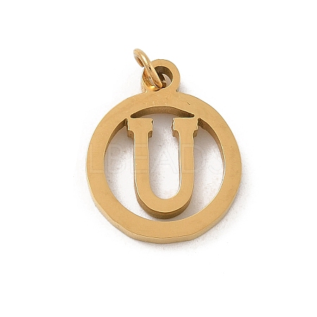 304 Stainless Steel Charms
with Jump Ring STAS-R001-02G-U-1