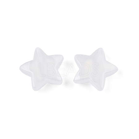 Opaque Acrylic with Glitter Powder Beads SACR-G024-15-1