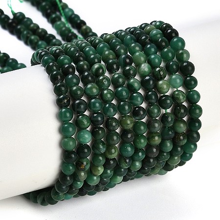 Natural African Jade Beads Strands G-G167-A05-4MM-1