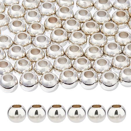 150Pcs CCB Plastic European Beads CCB-DC0001-20-1