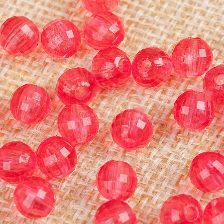 Transparent Acrylic Beads TACR-NH0001-G-18-1