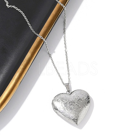 201 Stainless Steel Cable Chain Necklaces NJEW-M050-04C-P-1-1
