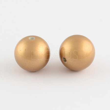 ABS Plastic Imitation Pearl Round Beads X-SACR-S074-20mm-A58-1