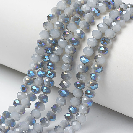 Electroplate Glass Beads Strands EGLA-A034-J2mm-I01-1
