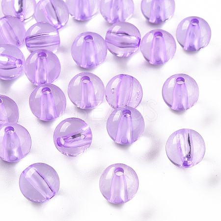 Transparent Acrylic Beads MACR-S370-A10mm-746-1