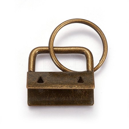 Electroplate Iron Split Key Rings IFIN-WH0044-01A-AB-1