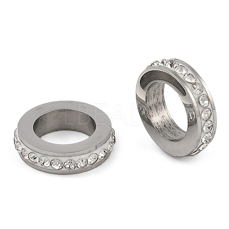 304 Stainless Steel European Beads STAS-Z090-03P-01-1