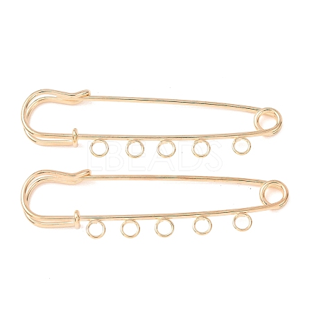 Iron Safety Pins Brooch Findings RN-CBAB9AC-01G-1