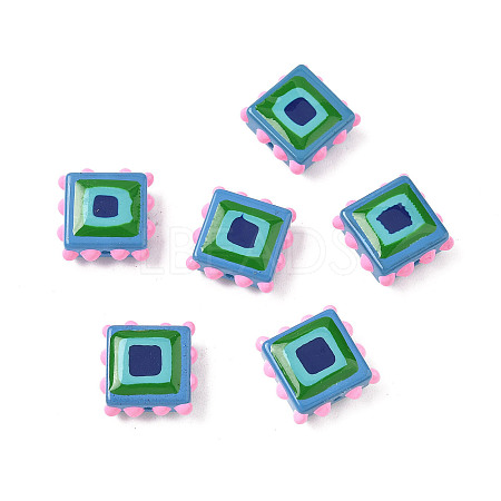 Baking Paint Glass Enamel Beads LAMP-S079-14E-1