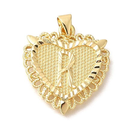 Rack Plating Brass Pendants KK-I722-09G-R-1