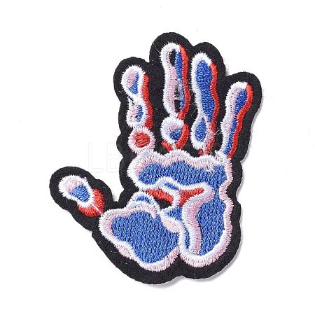 Computerized Embroidery Cloth Iron on/Sew on Patches DIY-M009-31-1