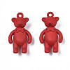 Rack Plating Spray Painted Alloy Pendants PALLOY-N172-001-03-2