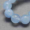Natural Jade Bead Strands G-R165-8mm-19-1