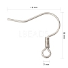 316 Surgical Stainless Steel Earring Hooks STAS-E009-2-2