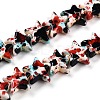 Spray Painted Synthetic Turquoise Beads Strands UNKW-T001-11K-03-1