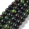 Dyed Natural Malaysia Jade Beads Strands G-G021-02B-06-1